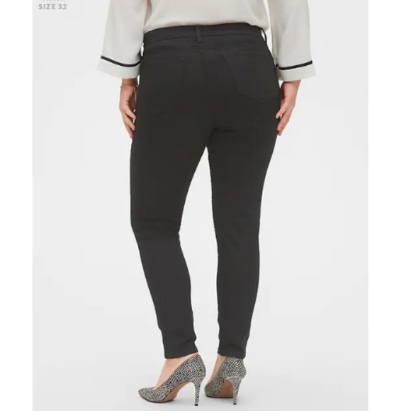 NWT Banana RepF Mid Rise Fade Resist Skinny Jean 28 6 Black F 232 - Picture 5 of 5